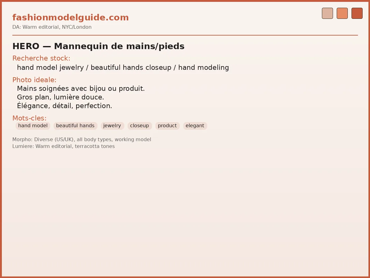 Hand model — closeup hands with jewelry