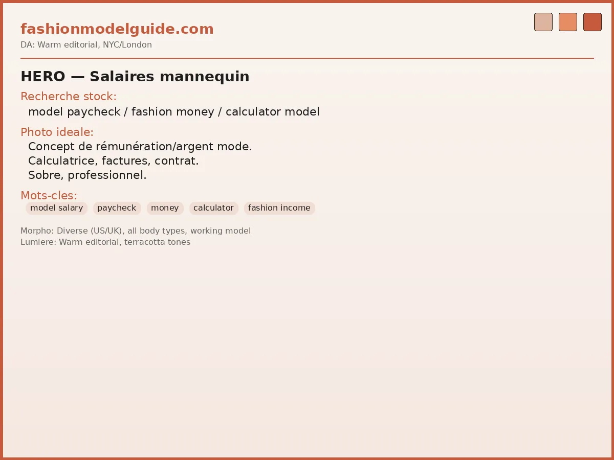 Model salary — how much models earn