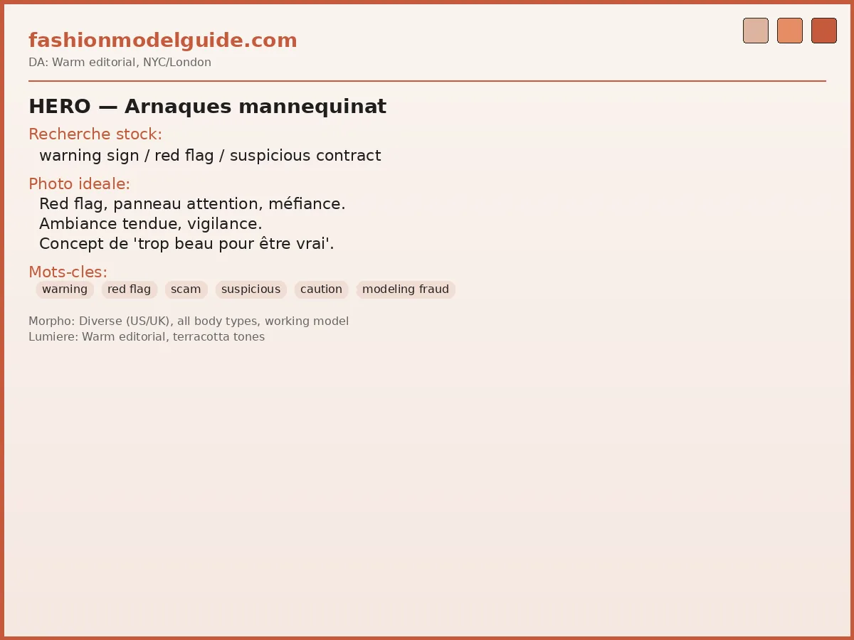 Modeling scams — red flags to spot