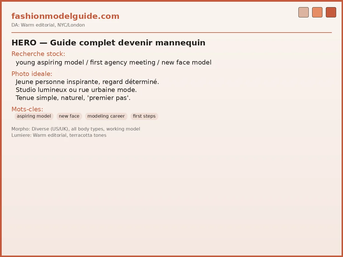 How to become a model — first steps in modeling