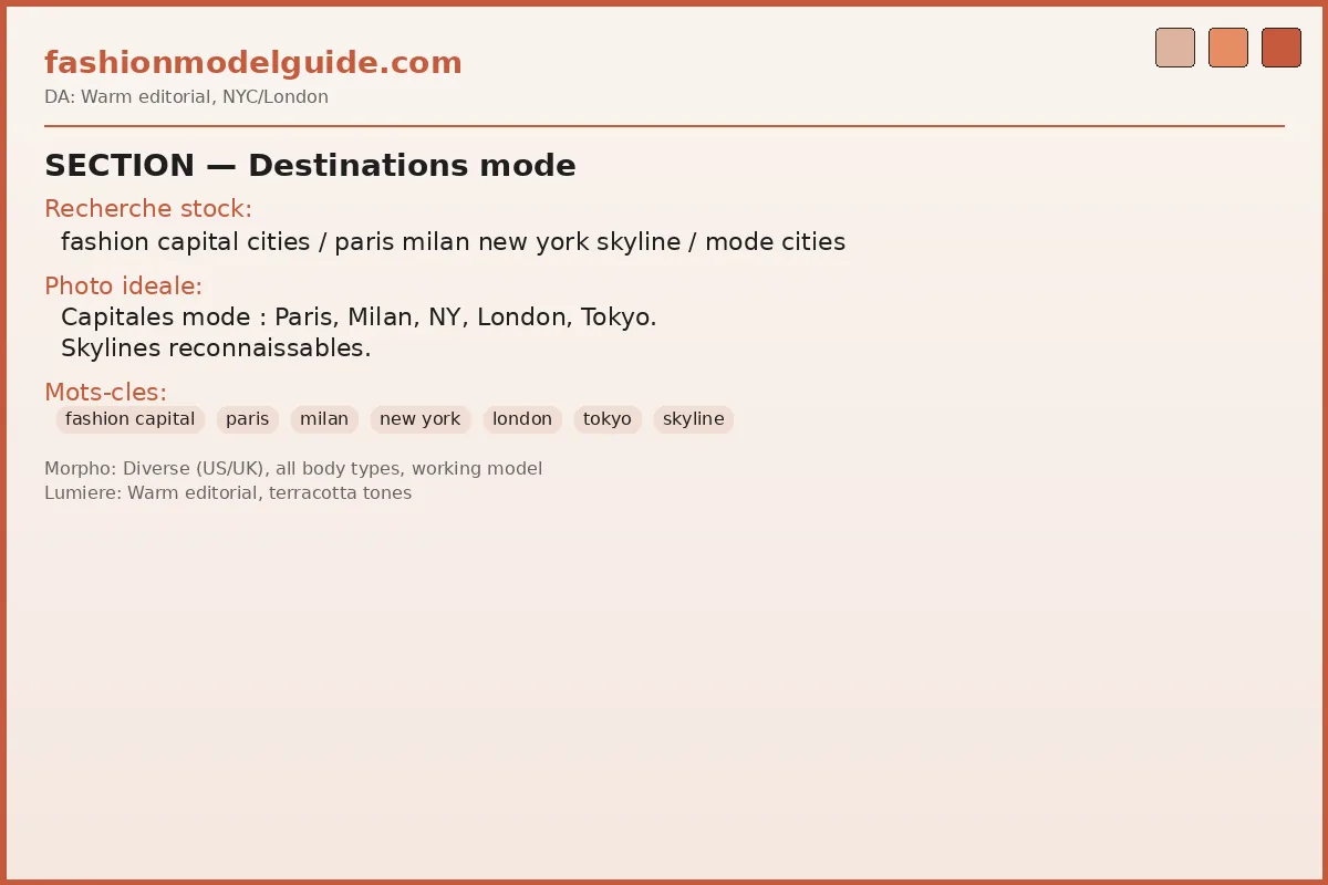 Fashion capitals — Paris Milan New York London