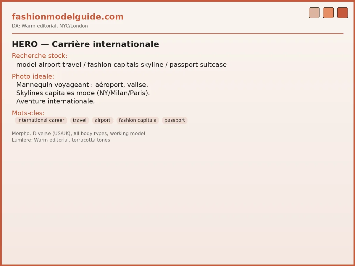 International modeling career — traveling for fashion